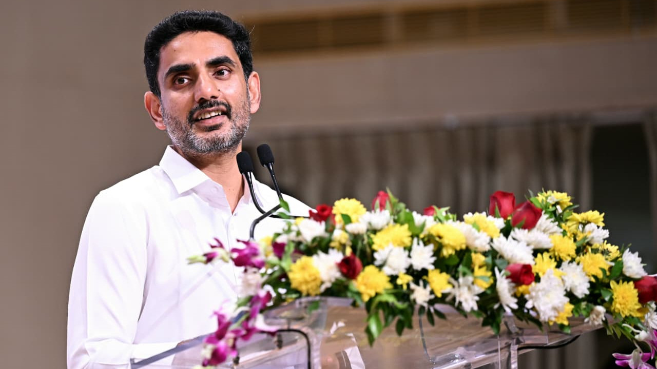 Nara Lokesh says Chandrababu Naidu is supported by a young hardware team at Pan IIT Summit