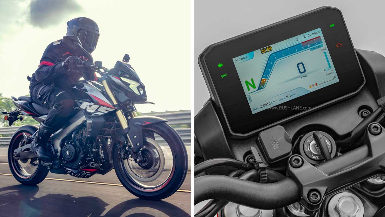 Bajaj Pulsar NS400Z with new TFT screen price and details