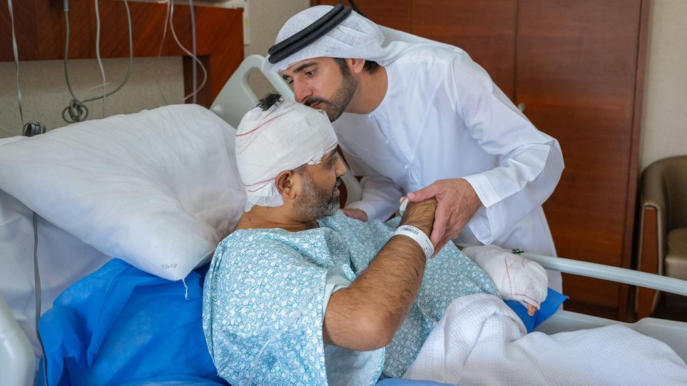 Captain Smith Macher visited by Dubai Prince after saving 174 passengers