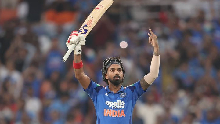 KL Rahul century powers India to massive score after early wickets