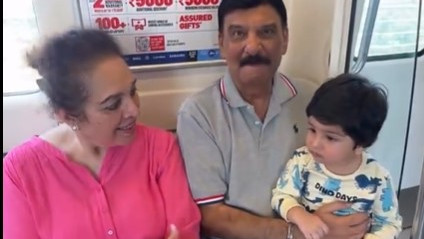 Grandfathers voice in Metro Grandson surprised