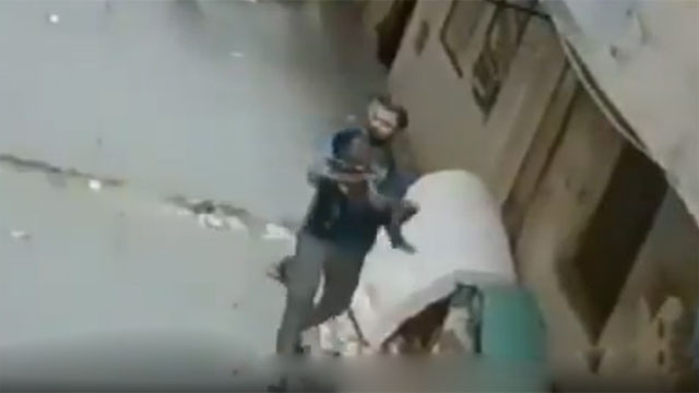 Boy falls from second floor real hero saves him by catching in mid-air
