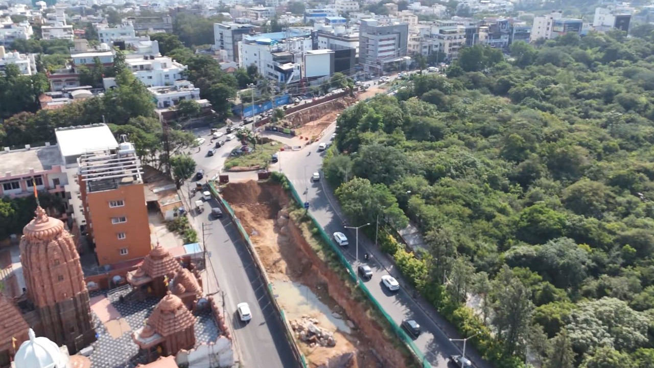 KBR Park flyovers cancelled Telangana government gives green signal to new steel bridge
