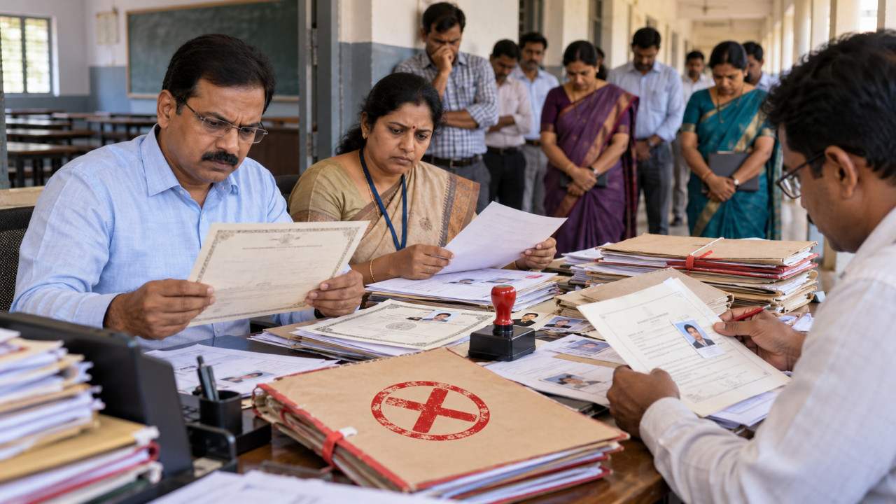 Intermediate Education Department Dismisses 35 Junior Lecturers In Telangana Over Fake Certificates