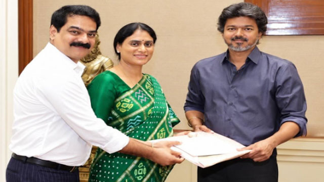 YS Sharmila invites Tamil Nadu CM Vijay to her daughter wedding