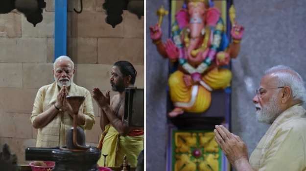 Narendra Modi completes 25 years in office and performs special prayers