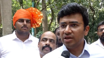Tejasvi Surya makes sensational allegations against Rahul Gandhi