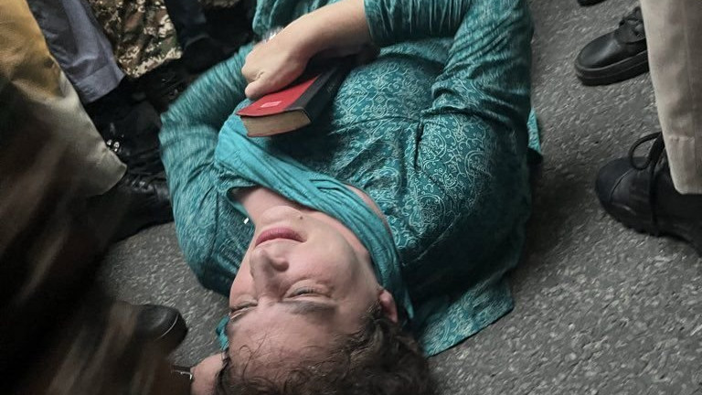 Priyanka Gandhi says police pushed her down during INDIA Alliance protest in Delhi