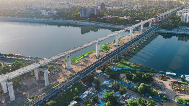 Bullet Train Project achieves major milestone as Sabarmati river bridge is completed