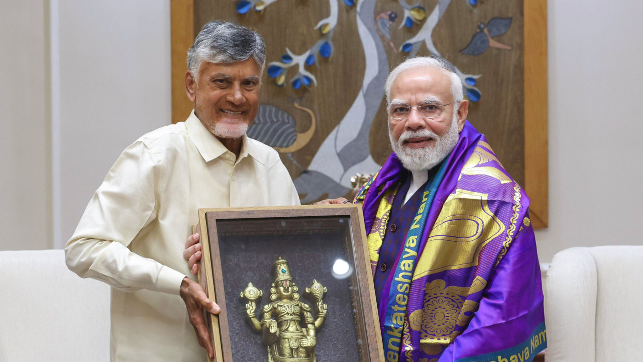 Chandrababu Naidu meets PM Modi to discuss Andhra Pradesh development requests