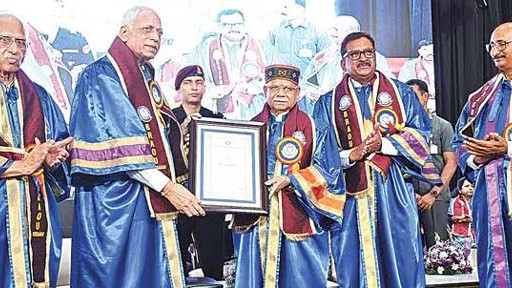 B Narsing Rao Honored for Reflecting Telangana Culture through Cinema