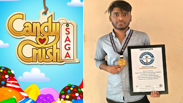Shubham Kumar sets world record by crossing level 22222 in Candy Crush game