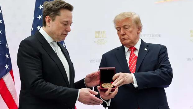 Elon Musk receives US Science Medal as Trump praises him