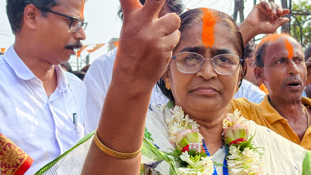 BJP record victory in Nandigram with a massive majority of 1-22 lakh votes