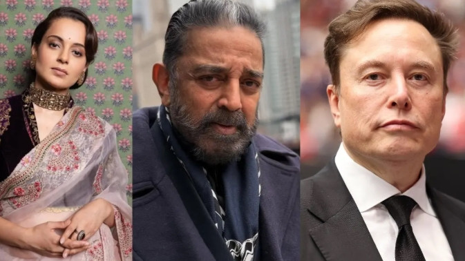 Kamal Haasan gives strong counter to Elon Musk as Kangana Ranaut supports