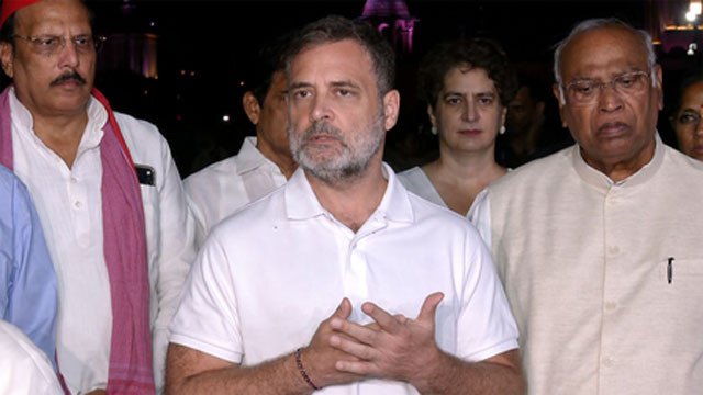 Rahul Gandhi BJP slams Rahul Gandhi comments on President meeting over vote theft allegations