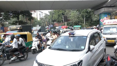 Cockroach Janata Party protesters bus attacked with stones in Delhi