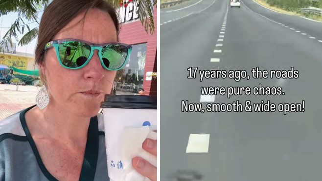 India was not like this 17 years ago foreign woman viral video