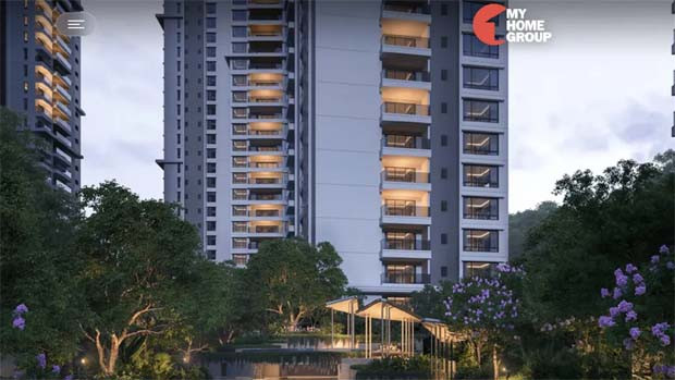 Another massive project in Hyderabad 50 floors with My Home Vyoma