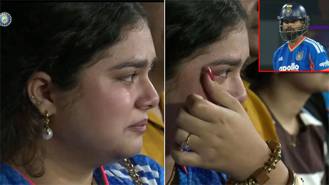 Shreyas Iyer out for one run as female fan breaks down in viral video