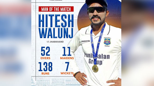 Domestic hero behind IPL stars Hitesh Walunj shines in Ranji Trophy