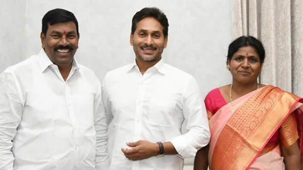 MLA Virupakshi meets YS Jagan Mohan Reddy after release from jail