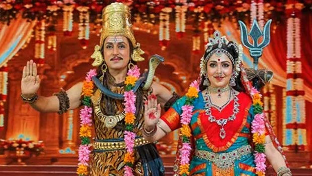 Hema Malini mesmerizes as Goddess Durga in Telangana