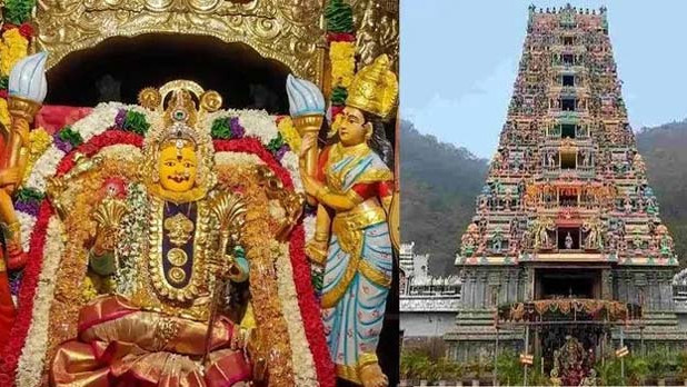 Bejawada Kanaka Durga appears as Lalitha Tripura Sundari Devi as devotees flock temple