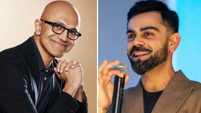 Virat Kohli first LinkedIn post gets response from Microsoft CEO Satya Nadella