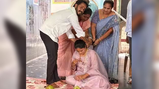 Political twist in Saluru hurried love marriage for post TDP leader hopes dashed by alliance politics