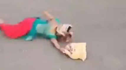 Fear of Challans Biker abandons wife on road to escape police check