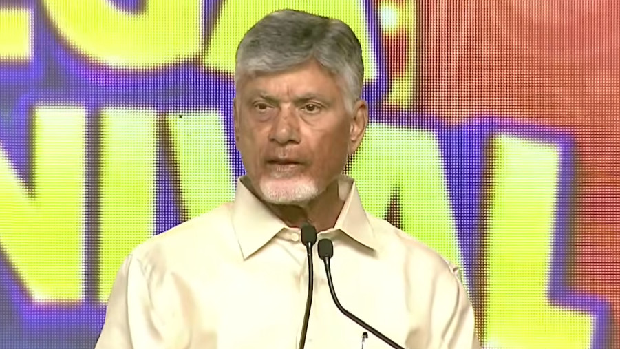 Chandrababu Naidu says technology brings tension and spirituality brings peace