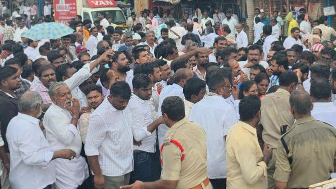Andhra Pradesh Parishad Elections Violence During Nominations and Gunfire in Air