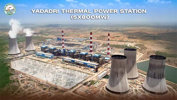Yadadri Thermal Plant final unit connected to grid 4000 MW goal achieved