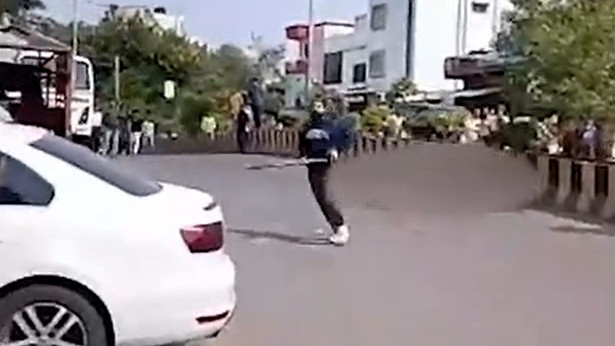 Maharashtra Brutal Murder Man Killed by Car and Iron Rod on Road