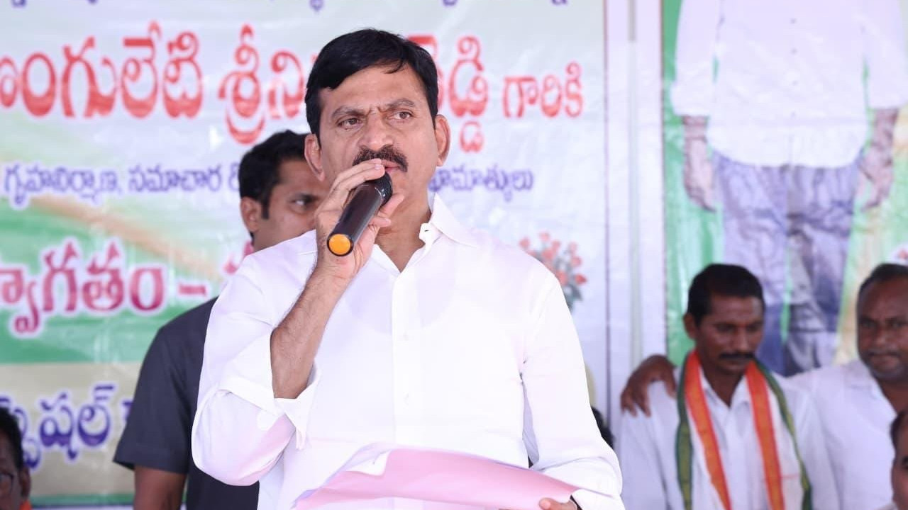 Ponguleti Srinivas Reddy issues key orders on Indiramma Towers construction