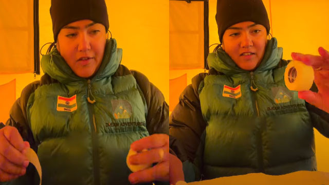 Periods wont stop right Mountaineer video sparks discussion on women challenges
