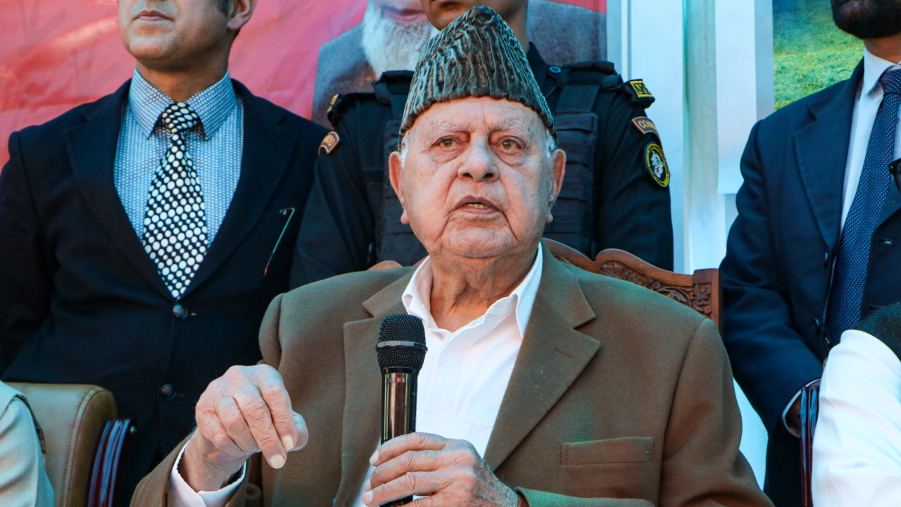 Farooq Abdullah sensational comments Kashmiris are surviving because of Pakistan