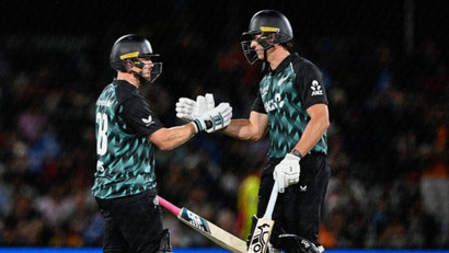 2nd T20I: Phillips and Jacobs' fifties lead New Zealand to 180/5 against India in Christchurch