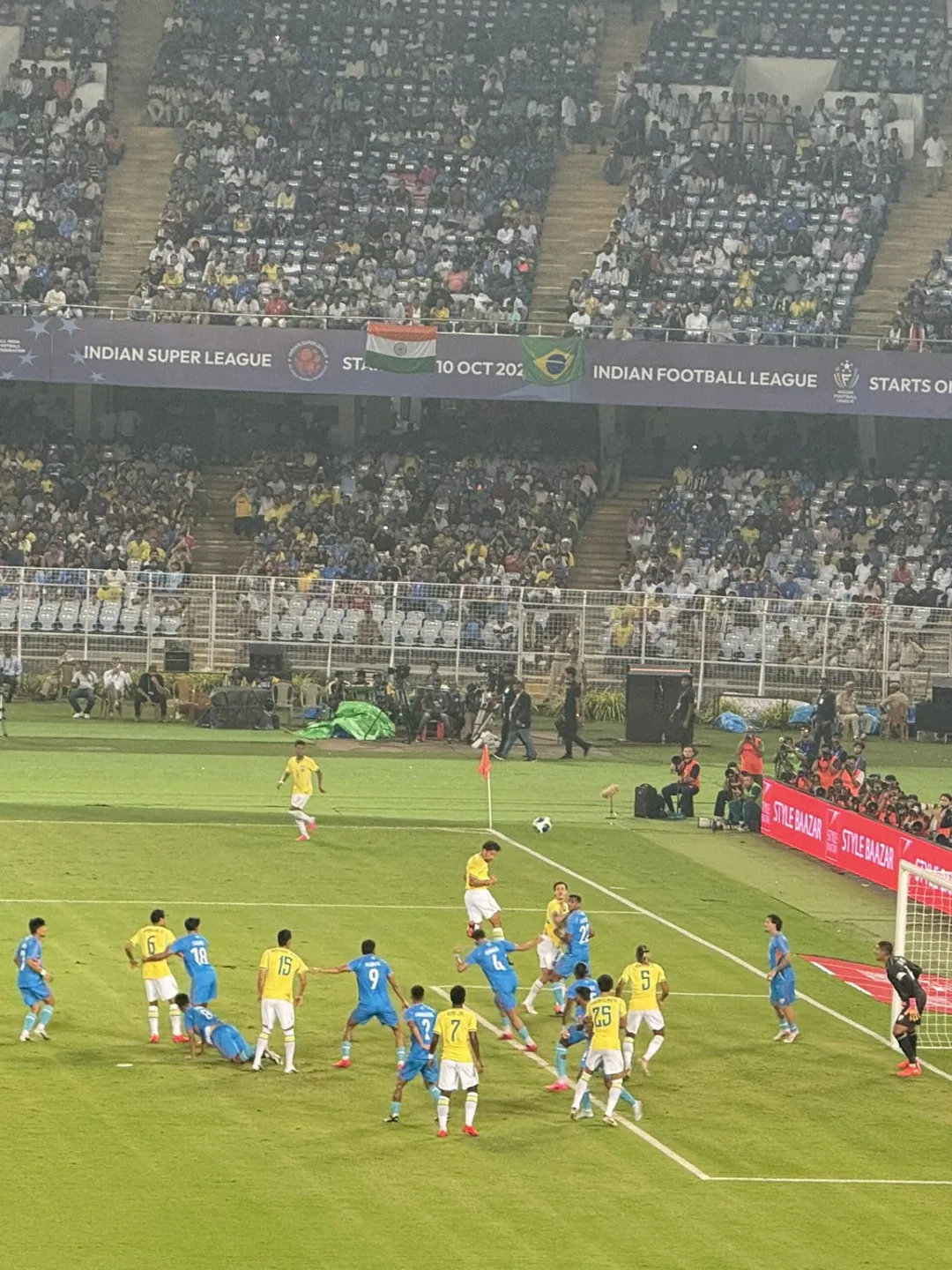 కోల్‌కతాలో బ్రెజిల్ ఫుట్‌బాల్ విన్యాసాలు.. భారత్‌పై ఈజీ విక్టరీ