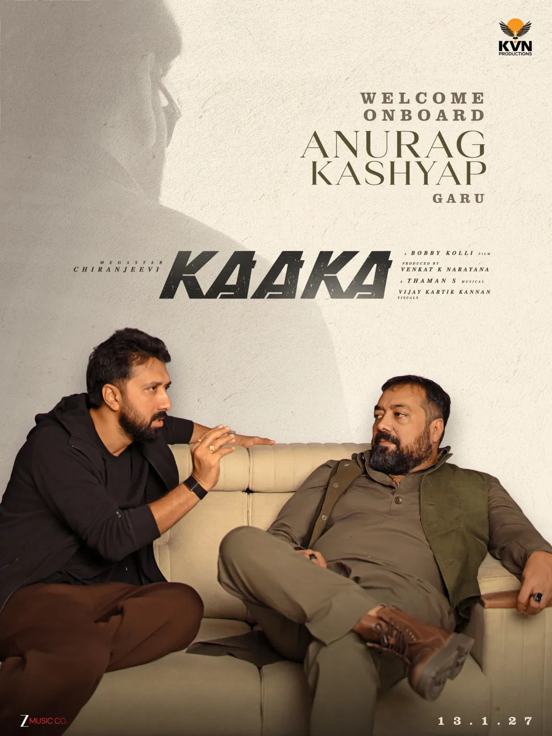 మెగా క్రేజీ అప్‌డేట్.. చిరంజీవి 'కాకా'లో కీలకపాత్రలో బాలీవుడ్ దర్శకనటుడు