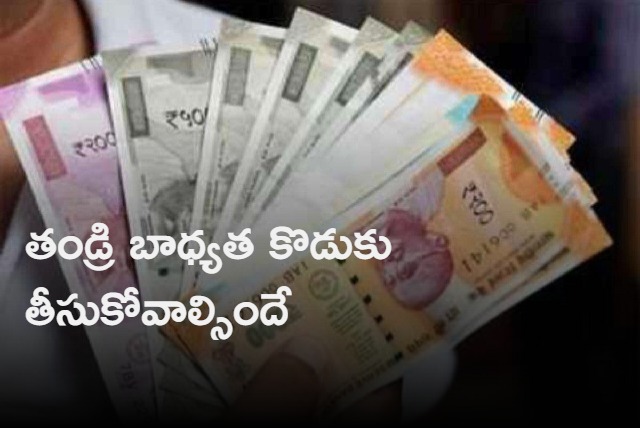 Fathers loan should be cleared by son says  AP High Court