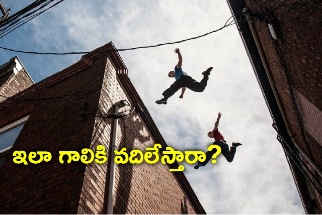 Nail biting video shows kids jumping from the terrace of one building to the other
