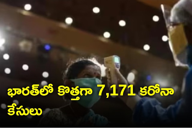 India sees 7171 new COVID19 cases over 300 less than yesterday