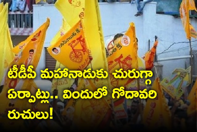Godavari Tastes in TDP Mahanadu 