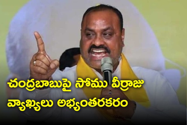 atchannaidu raises objection to bjp ap chief somu veerraju criticising chandrababu