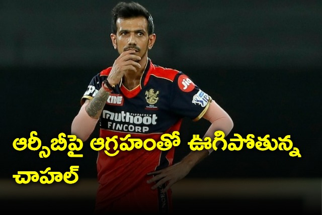 Star spinner Chahal is angry over RCB team