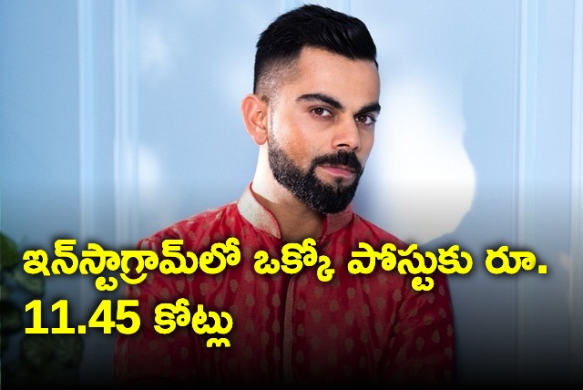 Virat Kohli Named Instagrams Top Earner From India 