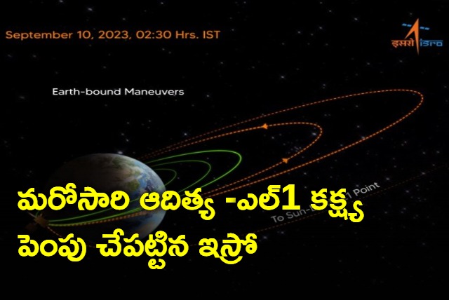 ISRO performs another orbit raising manoeuvre on aditya l1