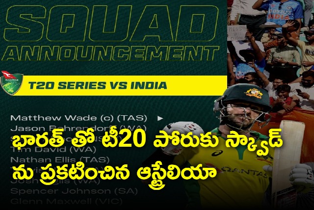 Australia announce squad for India T20Is after World Cup Smith and Warner return 35 year old named captain